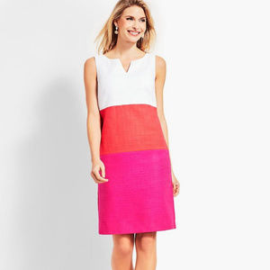 Talbots Colorblock Sheath Dress - Size 16